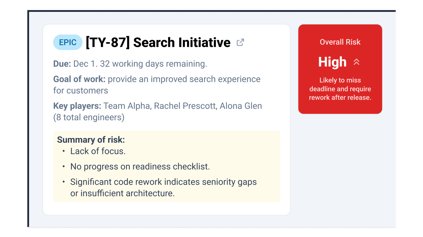 Deep Research Search Initiative + Overall Risk